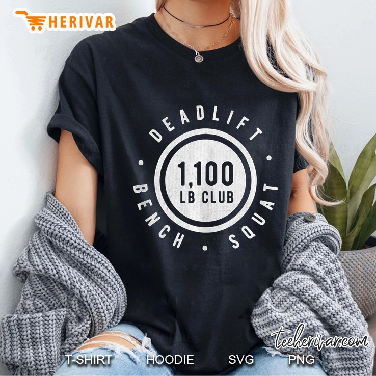 1,100Lb Club Powerlifting Barbell Elite Strength Novelty Tank Top Ladies Tee