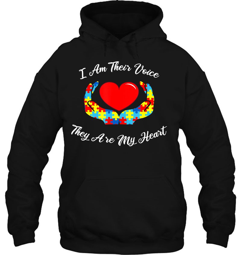 I Am Their Voice, They Are My Heart - Autism Awareness Mugs