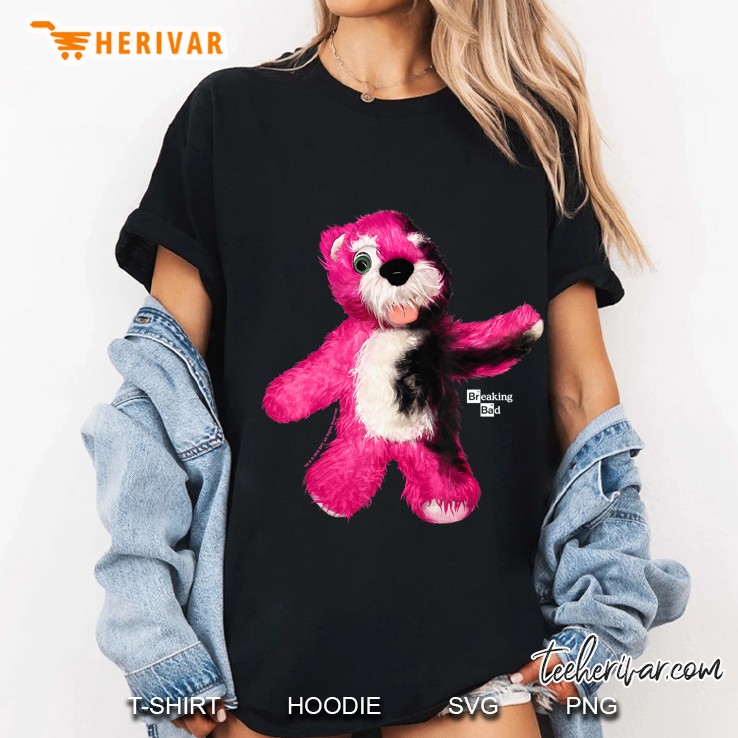 Breaking Bad Burnt Pink Teddy Bear Portrait Logo Ladies Tee