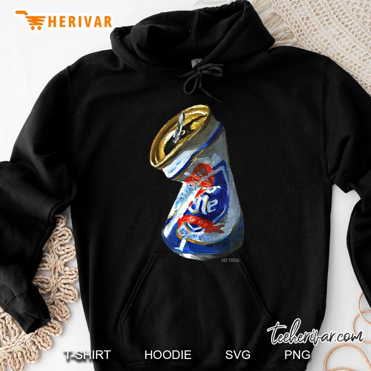 Old Crushed Beer Can Style Hoodie