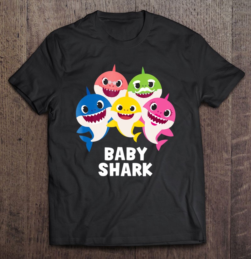 Pinkfong Baby Shark Family With Text