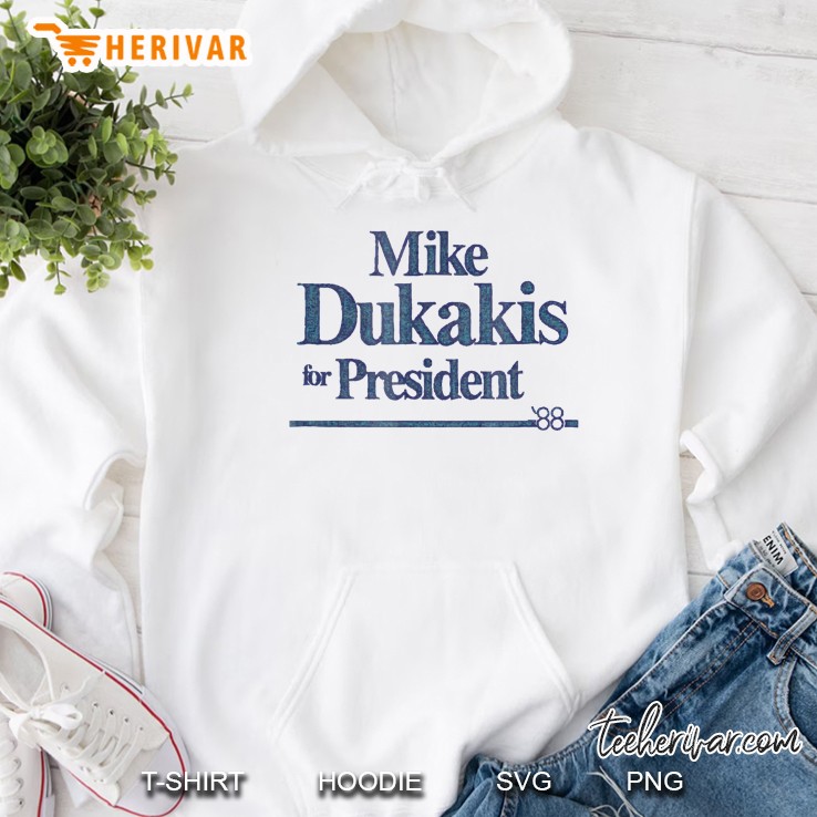 Retro Mike Dukakis For President Hoodie