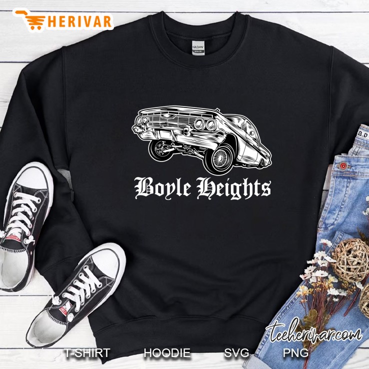 Lowrider Chicano Old School Barrio Boyle Heights Car Club Sweatshirt