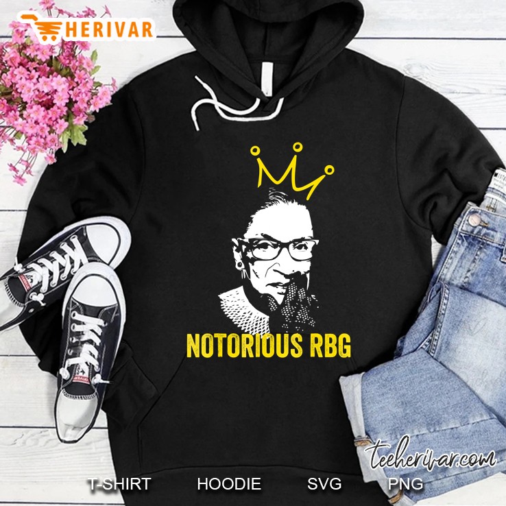 Rbg Crown Ruth Bader Ginsburg Tribute Hoodie