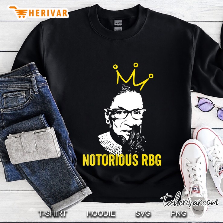 Rbg Crown Ruth Bader Ginsburg Tribute Sweatshirt