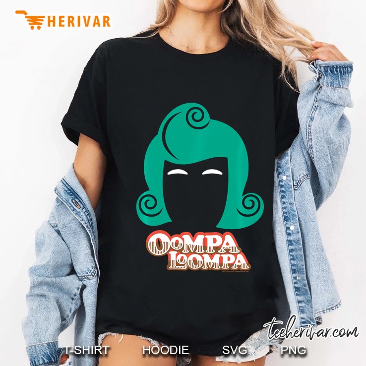 Willy Wonka Chocolate Factory Oompa Loompa Ladies Tee