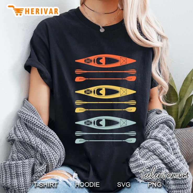 Kayaking Canoeing Rafting Rowing Canoe Kayak Gift Men Women Ladies Tee