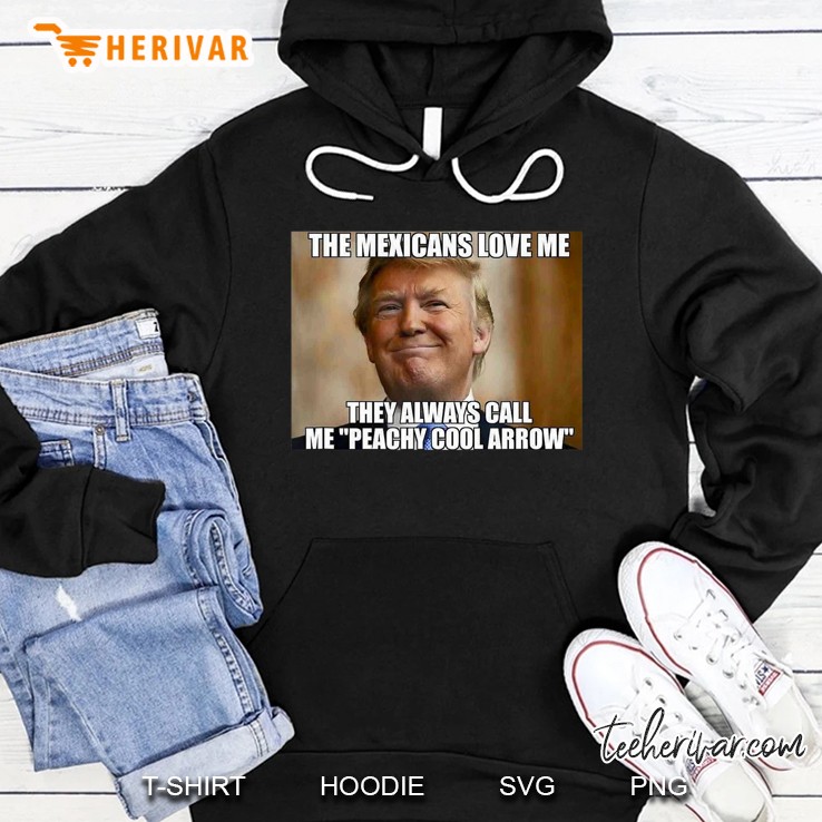 President Donald Trump Peachy Cool Arrow Funny Meme Hoodie
