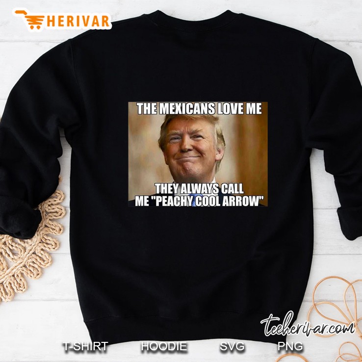 President Donald Trump Peachy Cool Arrow Funny Meme Sweatshirt