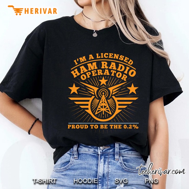 Ham Radio Operator Proud Funny Cb Radio Gift Ladies Tee