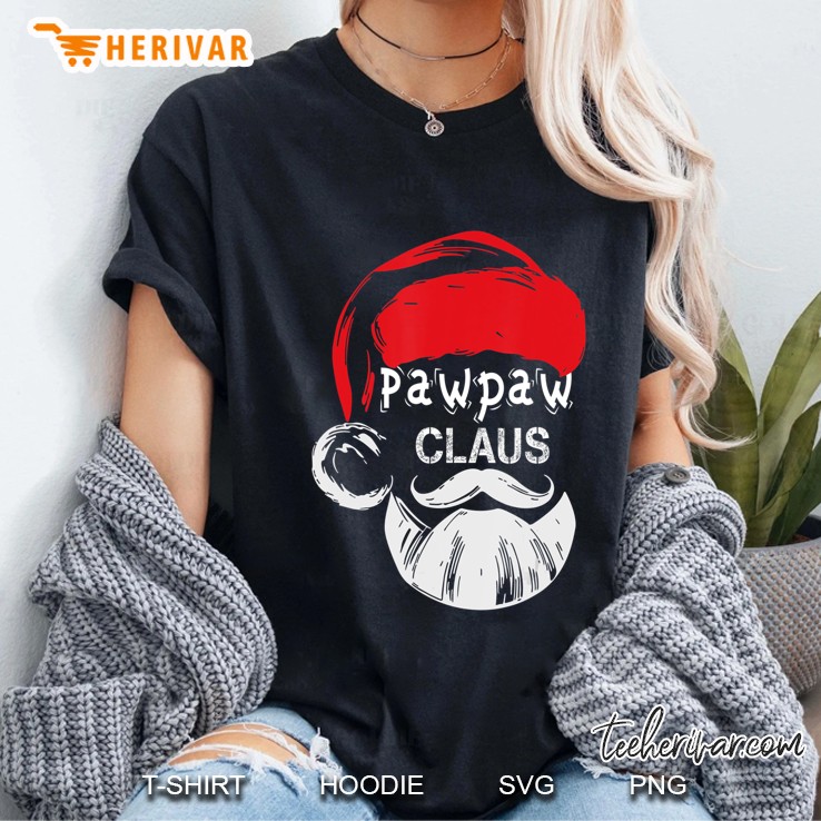 Pawpaw Claus - Christmas Grandpa Gift Ladies Tee