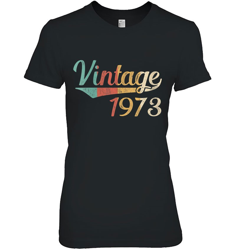 Womens Vintage 1973 47Th Birthday Made In 1973