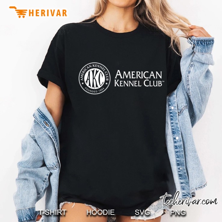 Akc White Horizontal Logo Ladies Tee