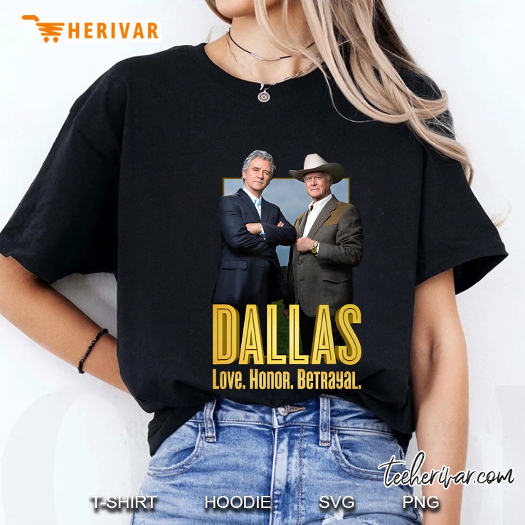 Dallas Tv Series Big Two Ladies Tee