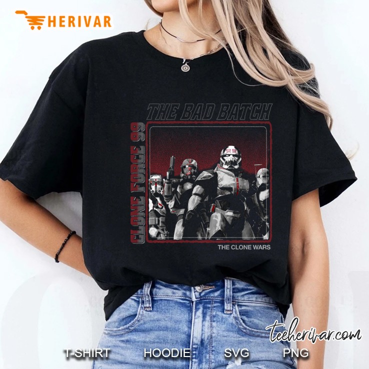 Star Wars The Clone Wars Clone Force 99 The Bad Batch Ladies Tee
