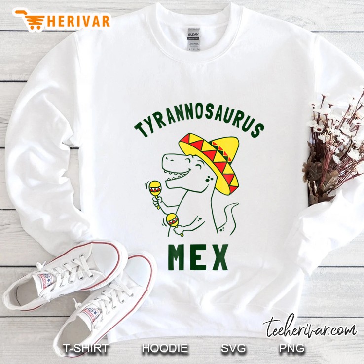 Tyrannosaurus Mex - T-Mex T-Rex Mexican Sombrero Sweatshirt