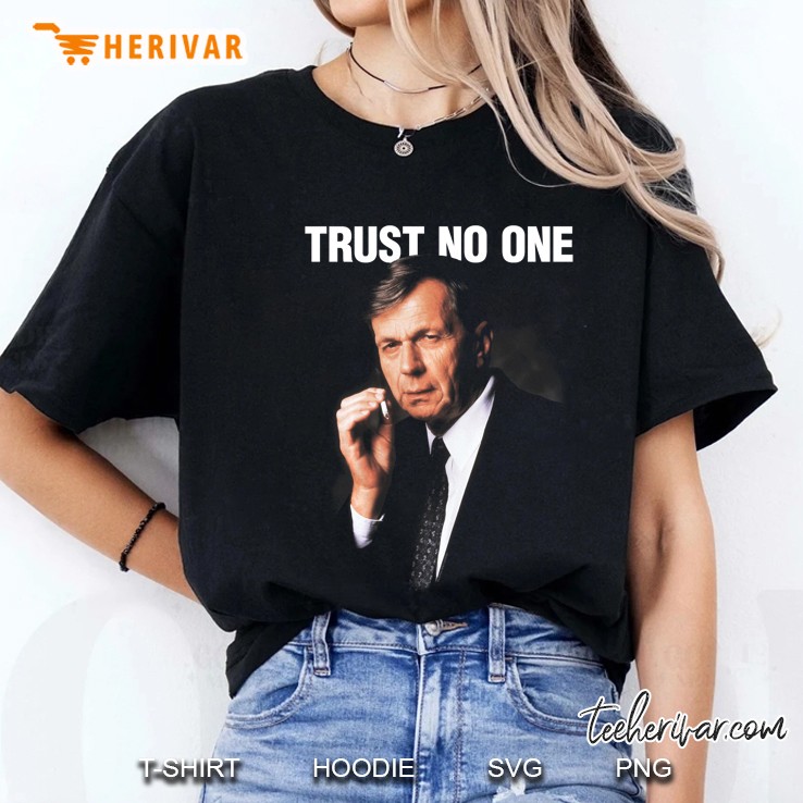 The X-Files Smoking Man No Trust Ladies Tee