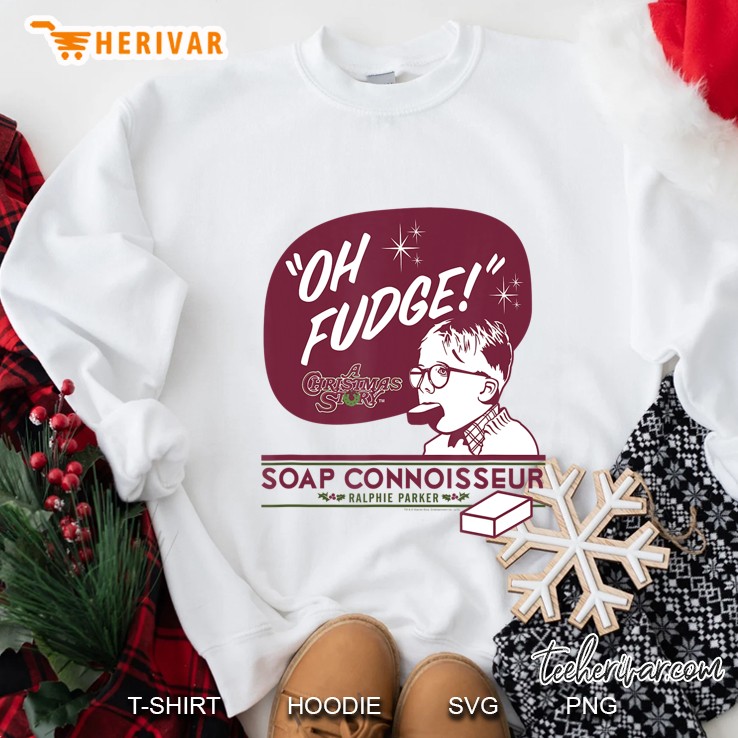A Christmas Story Oh Fudge Soap Connoisseur Sweatshirt