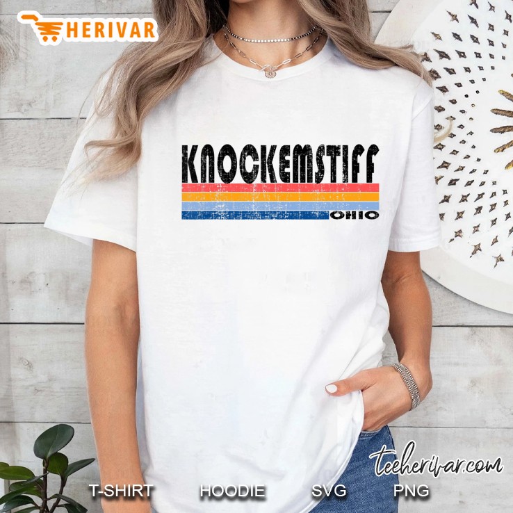 Vintage 80S Style Knockemstiff Oh Ladies Tee