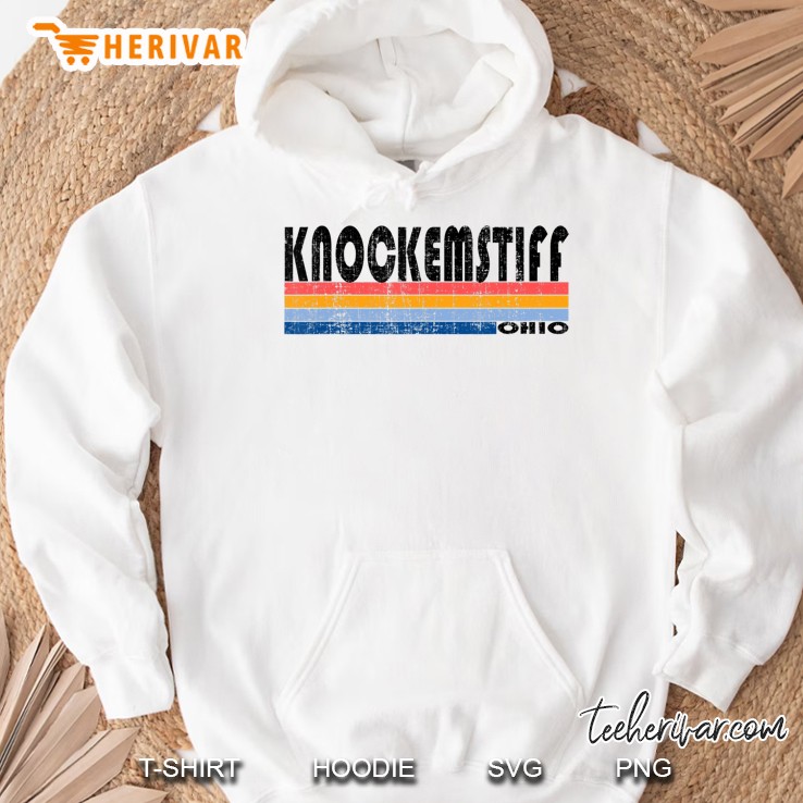 Vintage 80S Style Knockemstiff Oh Hoodie