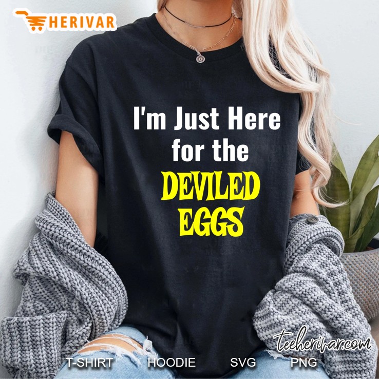 Funny Deviled Eggs Cook Out Family Dinner Ladies Tee