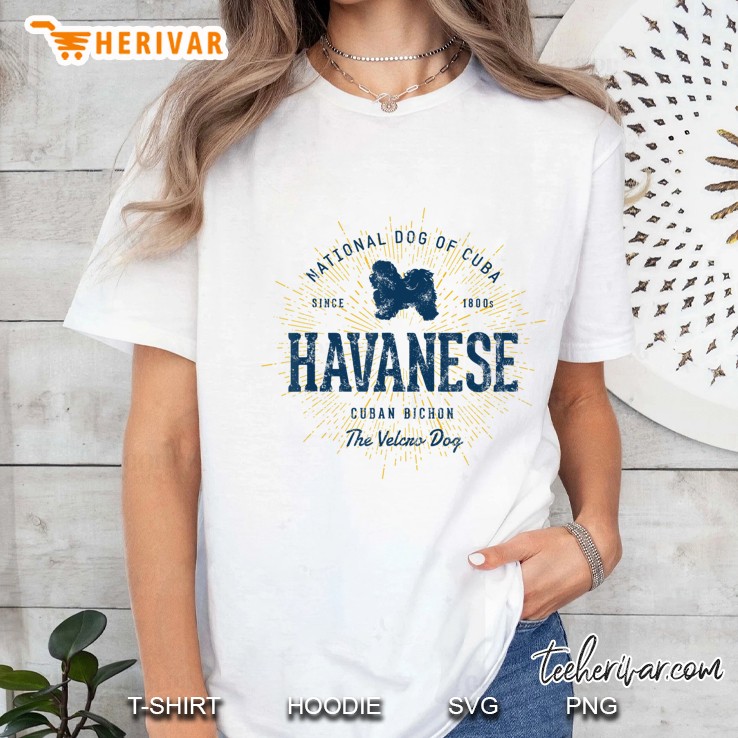 Retro Vintage Havanese Ladies Tee