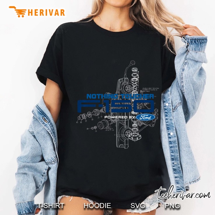 Ford Trucks F-150 Engine Schematic Ladies Tee