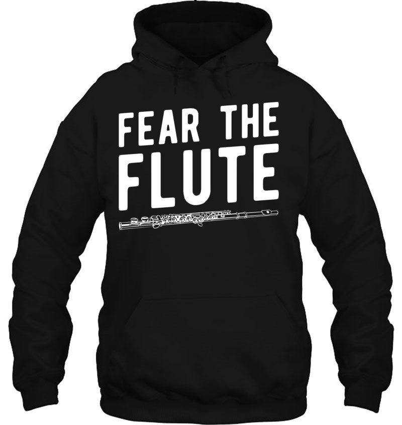 Funny Flute Flutist Wind Instrument Hoodie