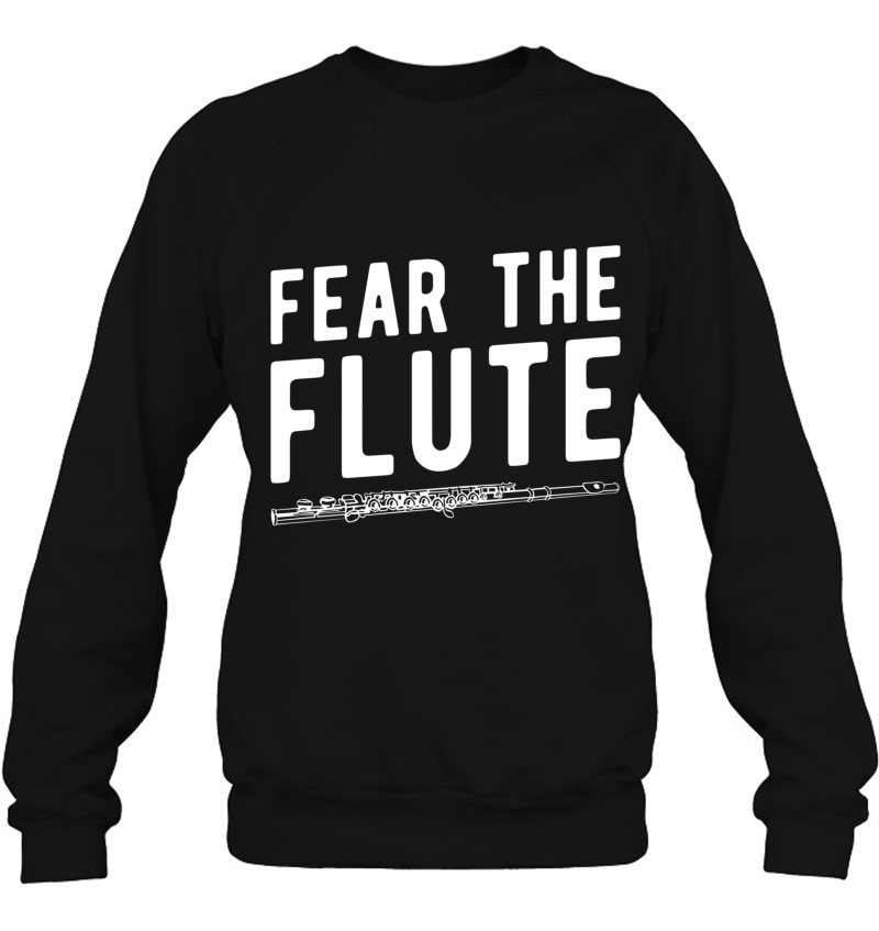 Funny Flute Flutist Wind Instrument Sweatshirt