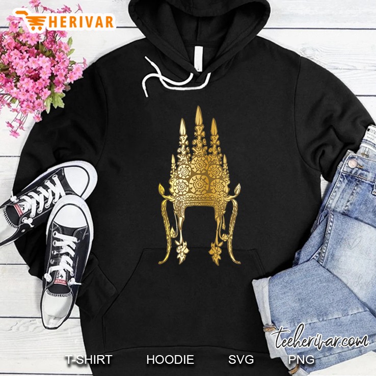 Cambodian Apsara Crown Hoodie