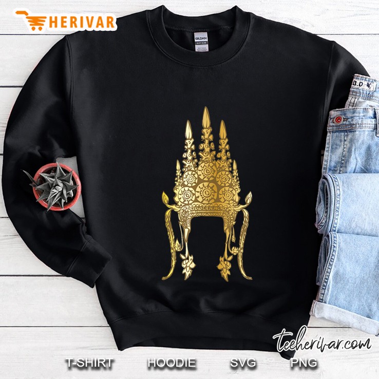 Cambodian Apsara Crown Sweatshirt