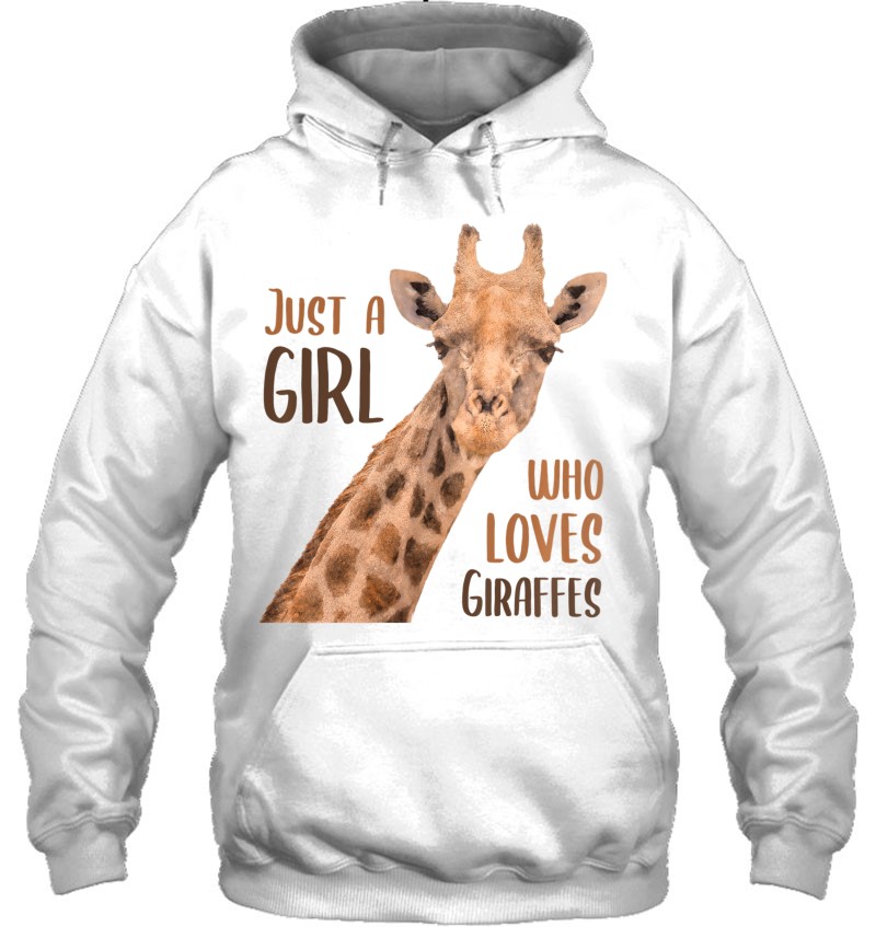 Giraffe Just a Girl Who Loves Giraffes Unisex Hoodie