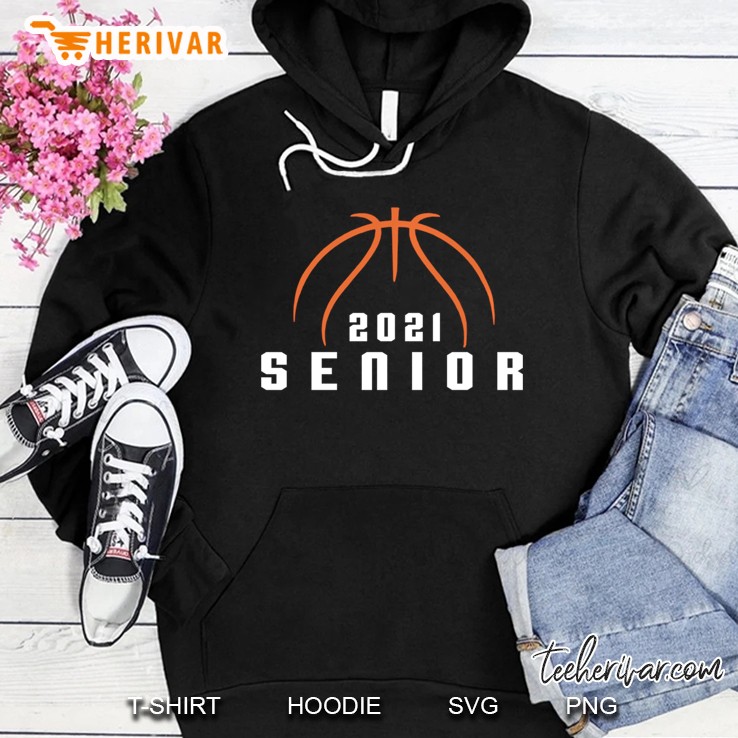 Graduating 2021 Senior Class Basketball Boys Or Girls Gift Hoodie