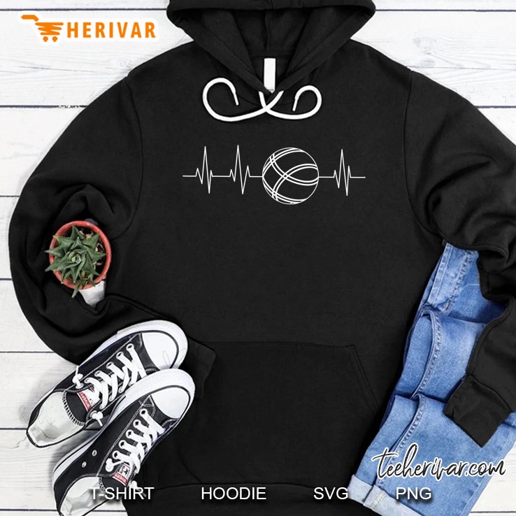 Cool Bocce Ball Gift Men Funny Sport Heartbeat Game Lover Hoodie