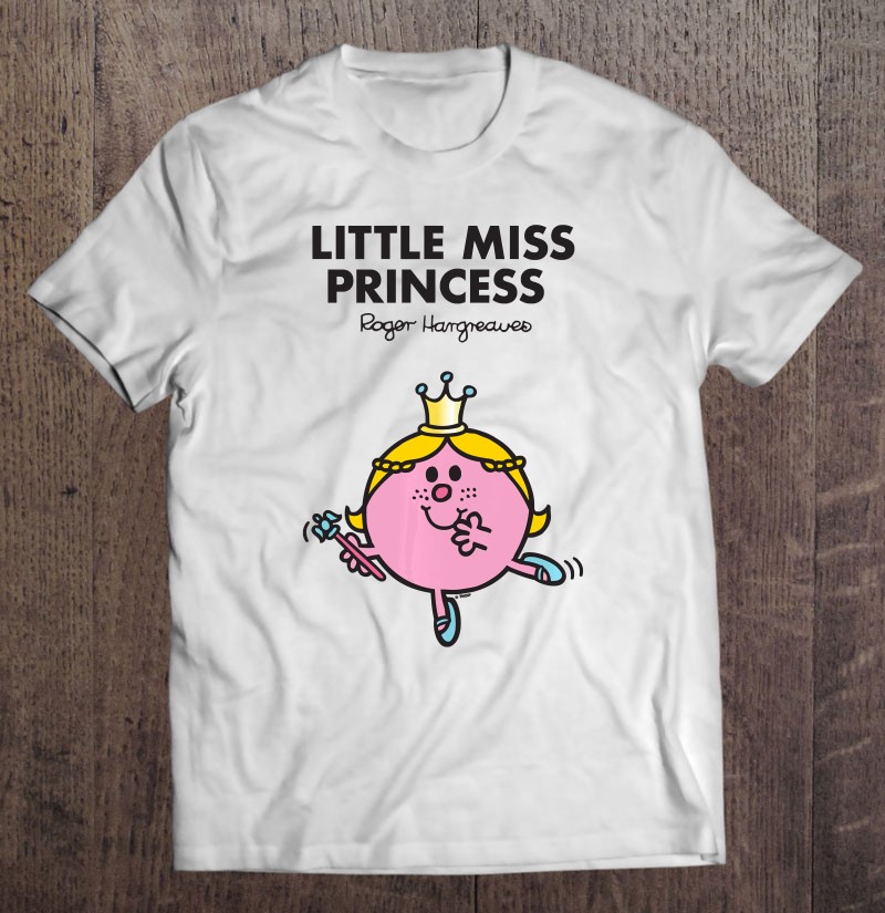 Little Miss Princess Inspired by Mr Men Direct To Garment Print Book Day T-Shirt