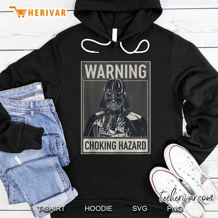 Star Wars Darth Vader Warning Choking Hazard Hoodie