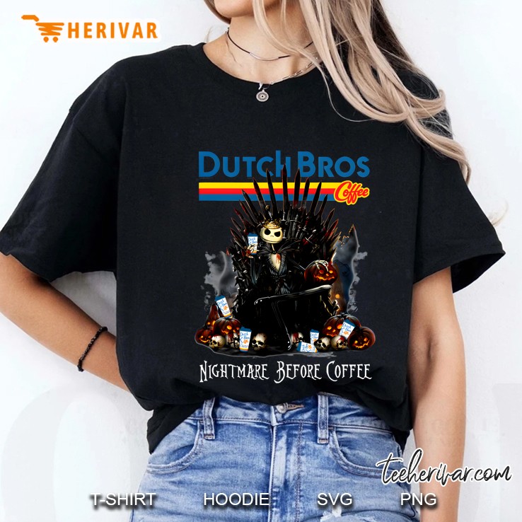 Dutch Bros Coffee Nightmare Before Christmas Ladies Tee