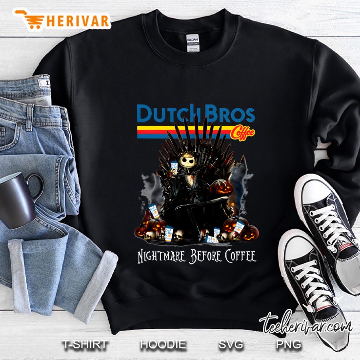 Dutch Bros Coffee Nightmare Before Christmas Sweatshirt