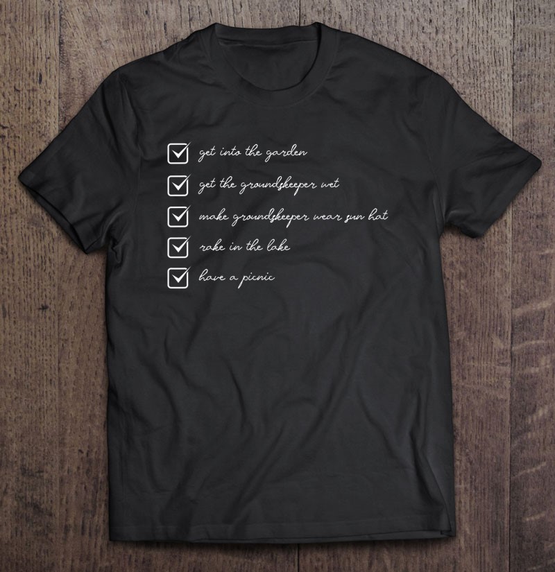 Goose Game Task Achievement Checklist Meme Video Game Gamer Shirt