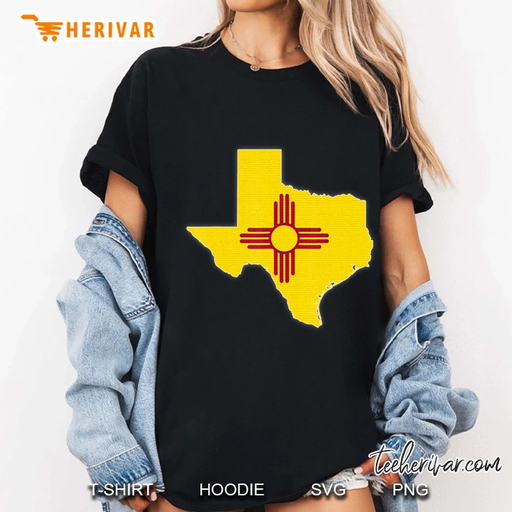 Texas State Map New Mexico Nm Flag Roots Men Women Gift Ladies Tee