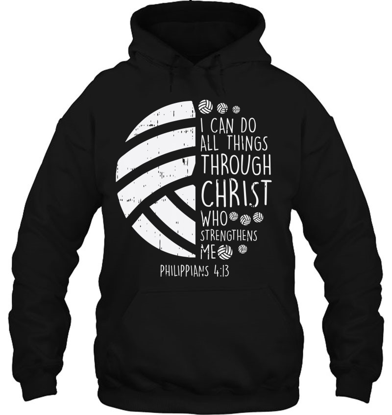 Volleyball I Can Do Things Bible Verse God Jesus Gift