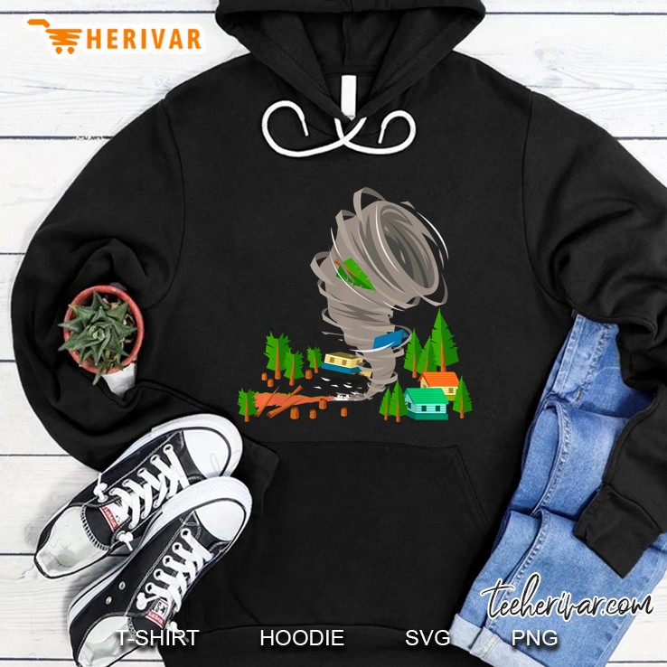 Awesome Tornado Severe Weather Storm Chasers Hoodie