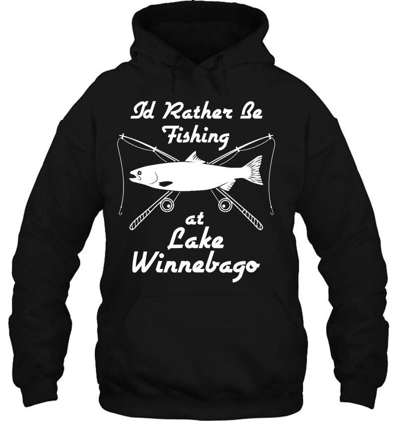Lake Winnebago Fishing Funny Rod Reel Fish Tee Shirt