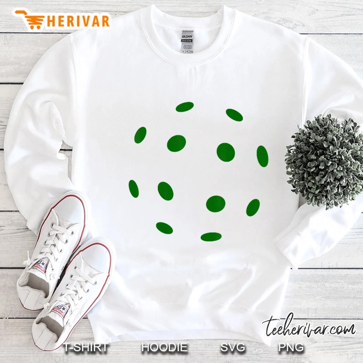 Funny Pickleball Costume Green Ball Halloween Party Sweatshirt