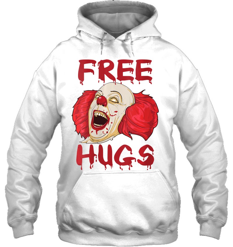 Womens Free Hugs Evil Killer Scary Clown Halloween Horror Gift Mugs
