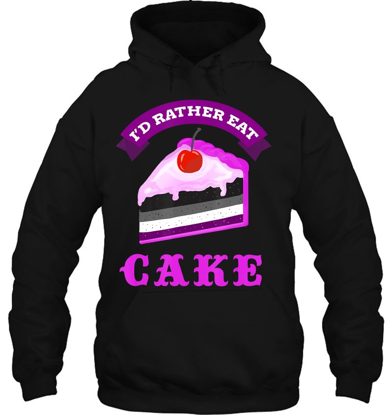 I Would Rather Eat Cake Asexual Pride Mugs
