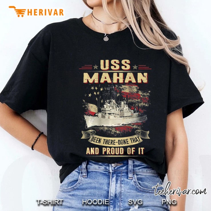 Uss Mahan (Ddg-42) Ladies Tee