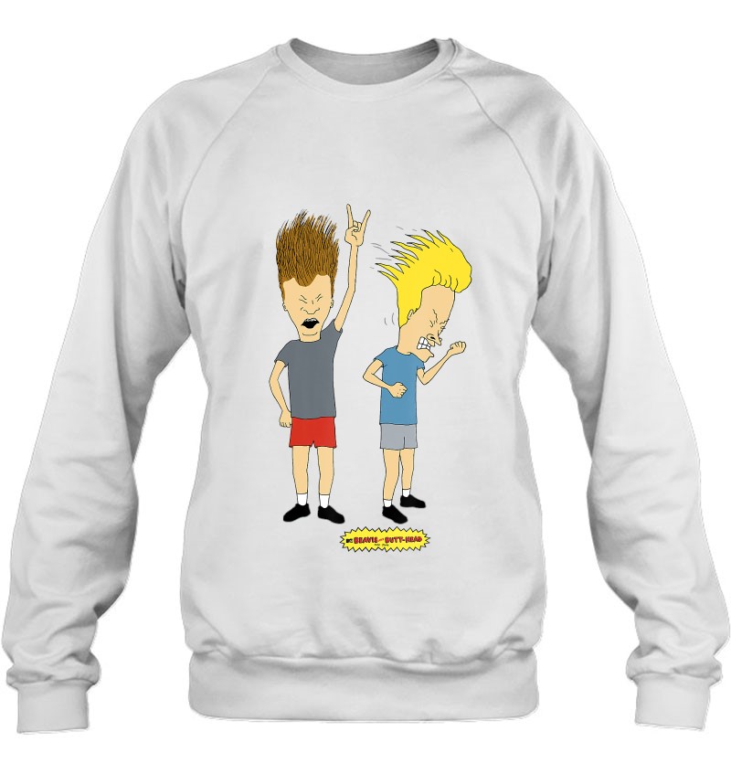 Beavis And Butthead Rocking Out Logo Portrait T Shirts, Hoodies ...