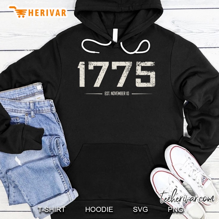 Founded November 10, 1775 - Military Birthday Vintage White Hoodie
