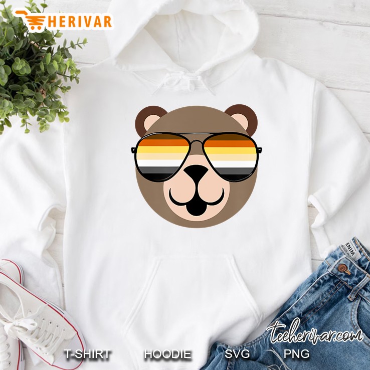 Mens Gay Bear Pride Sunglases Bear Flag Tshirt For Gay Bears Hoodie